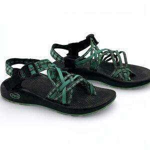 Chaco ZX/3 Triple Strap Hiking Sandals Women 7 | Outdoor Gorpcore Adventure